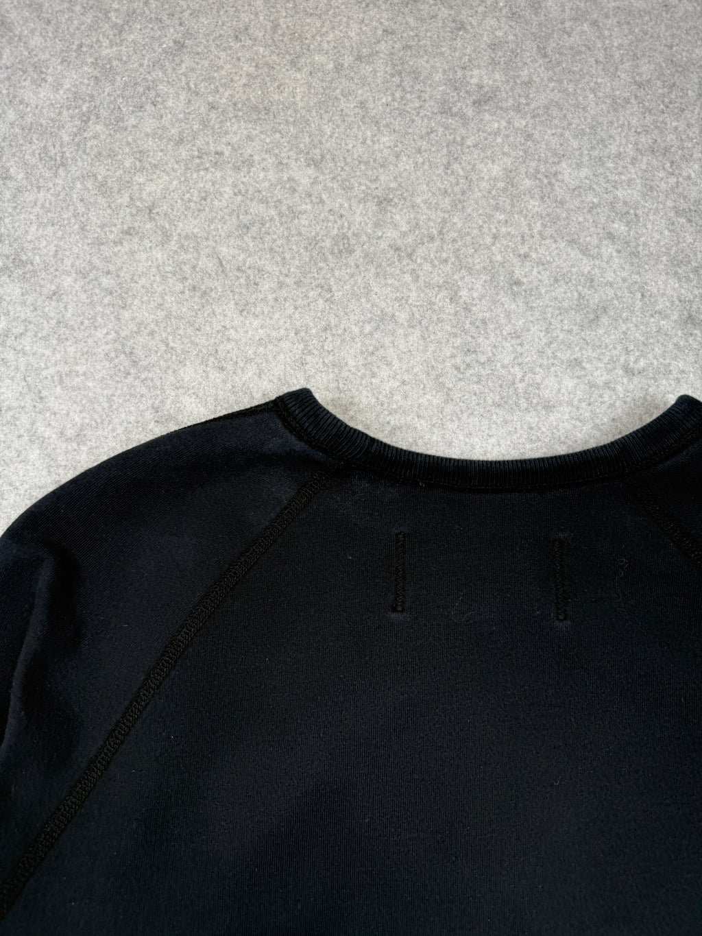 Reigning Champ Side Zip Crewneck Black (USED)