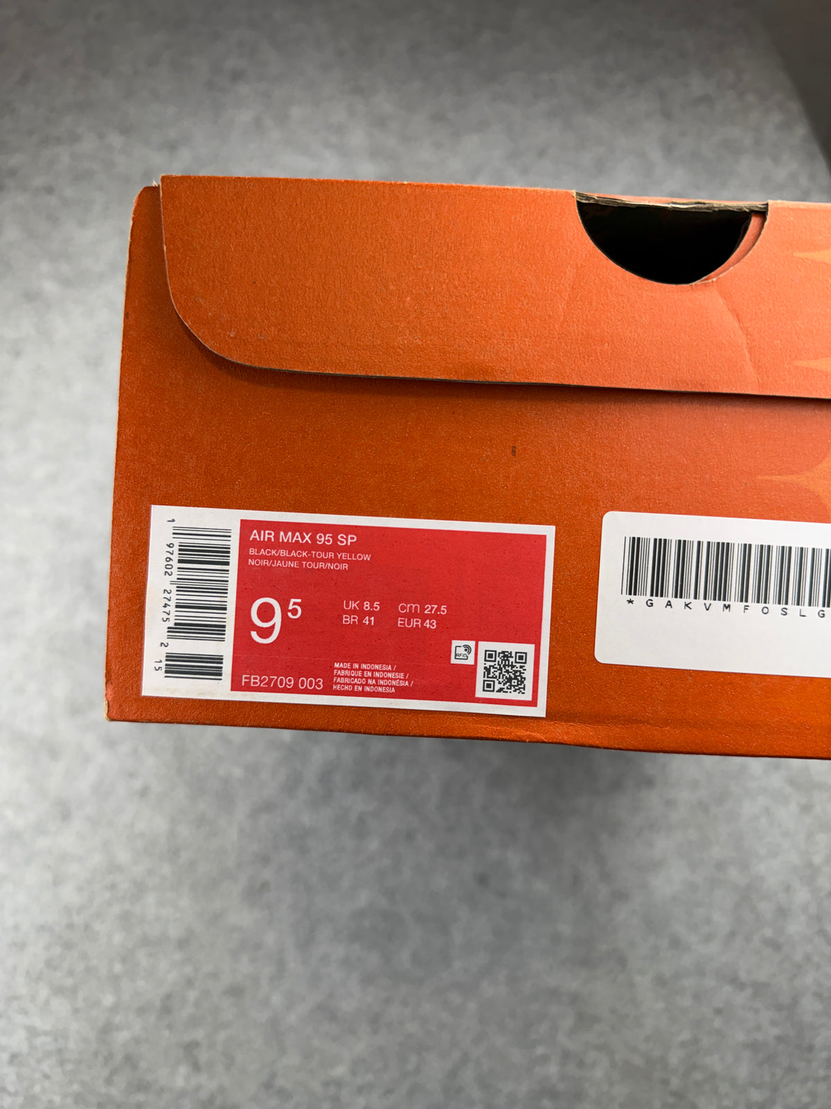 Corteiz x Nike Air Max 95 Honey Black (USED)