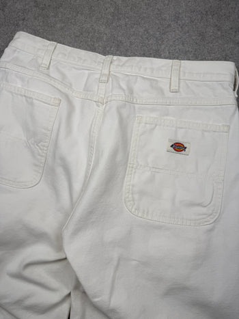 Dickies Carpenter Double Knee Shorts White