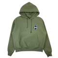 Stussy Cross Dot Hoodie Olive (USED)