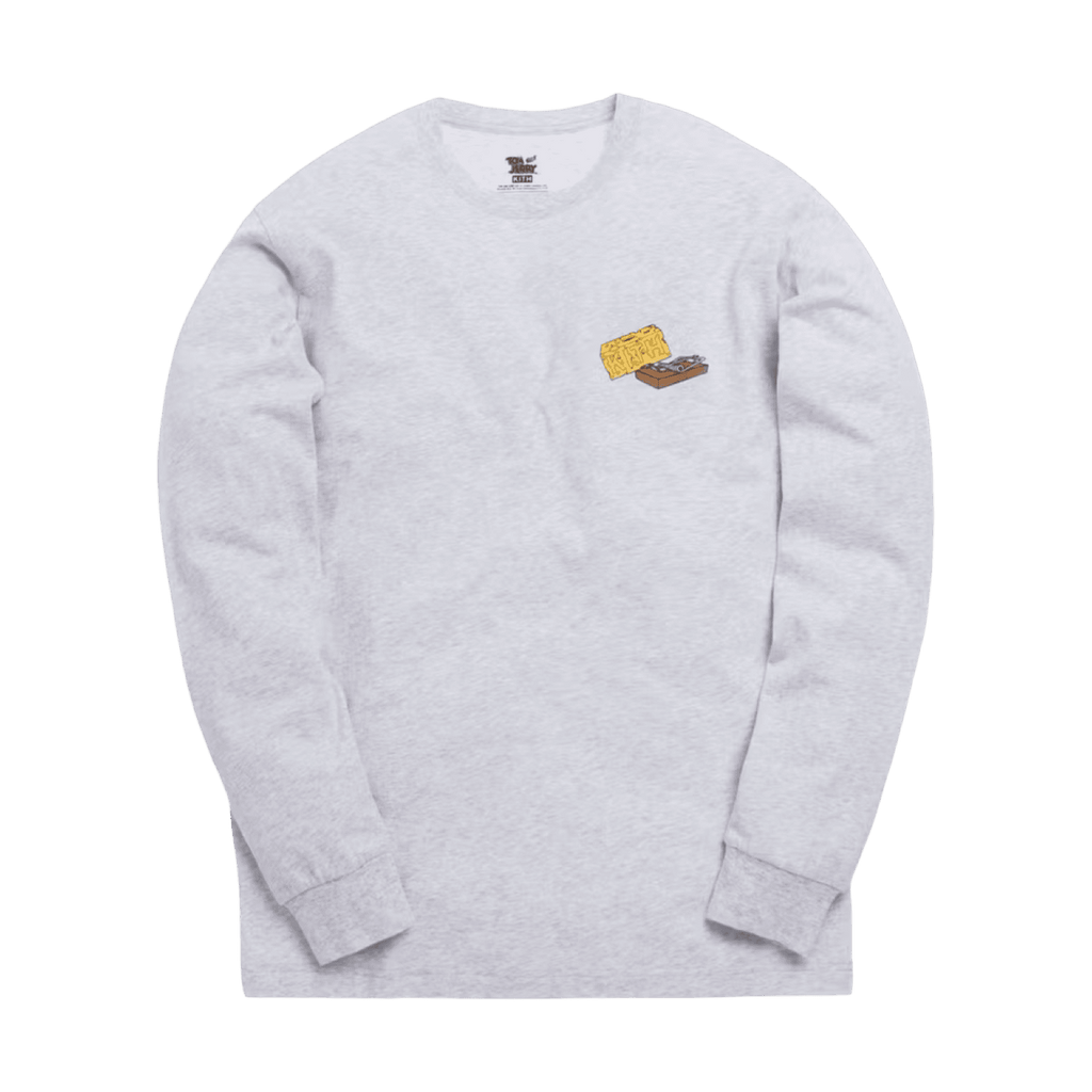 Kith x Tom & Jerry L/S Cheese Tee Grey