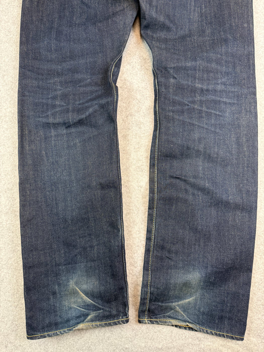 BAPE Apesta Flame Star Denim Jeans (USED) | Vitnage Clothing Store Canada