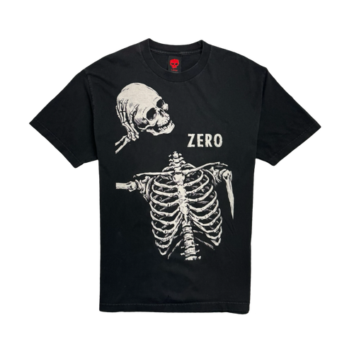 (L) Vintage Zero Skeleton Tee Black | Vintage Clothing Store Canada