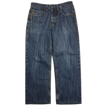 Rocawear Back Pocket Embroidered Custom Fit Denim Pants