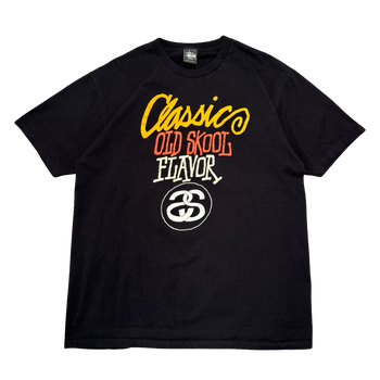 Stussy Classic Old Skool Flavour Tee Black (USED)