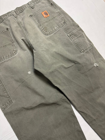 Carhartt Double Knee Carpenter Pants Olive