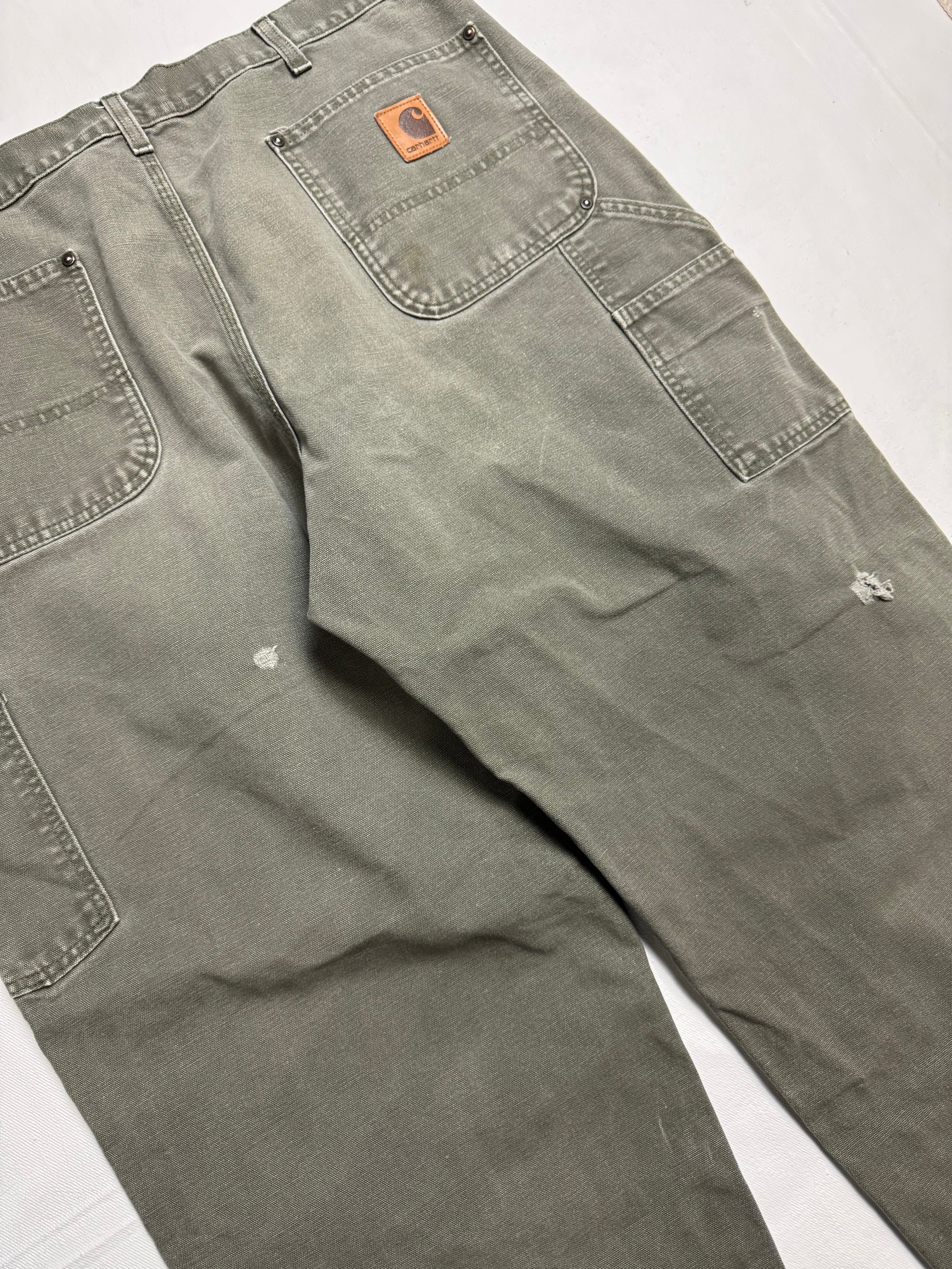 Carhartt Double Knee Carpenter Pants Olive