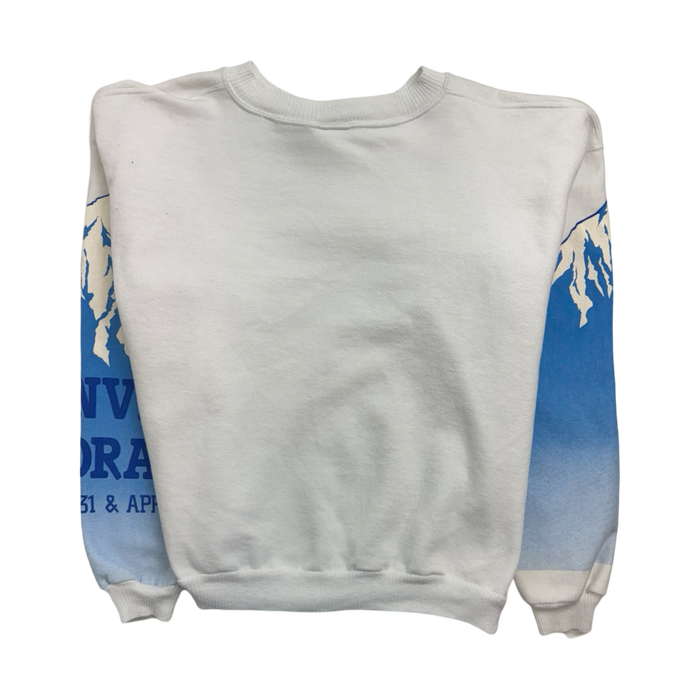 Vintage 90s NCAA FInal Four Sweatshirt White | Vitnage Clothing Store Canada