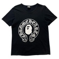Chrome Hearts x Bape horse shoe T-shirt