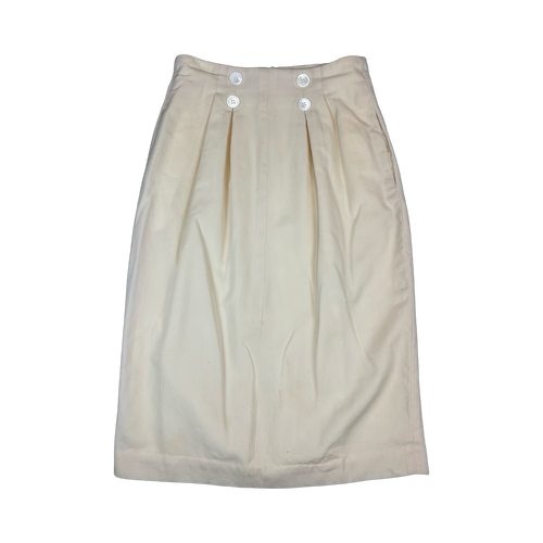 Women’s Christian Dior Separates Wool Skirt Beige | Vintage Clothing Store Canada