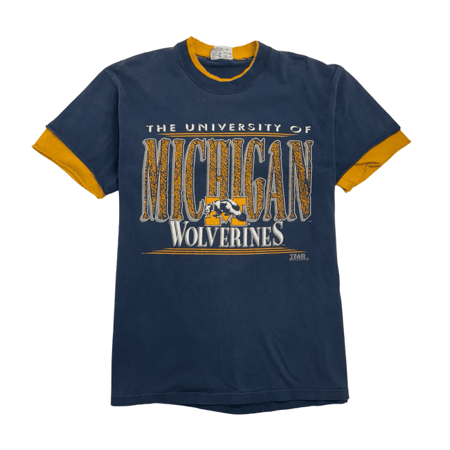 Vintage 90s University Of Michigan Tee Navy