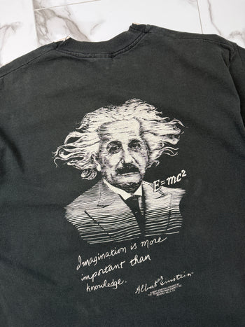 Vintage 90’s Albert Einstein Tee Black