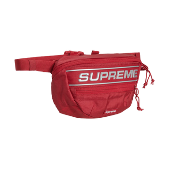 Supreme Logo Waist Bag Red FW23