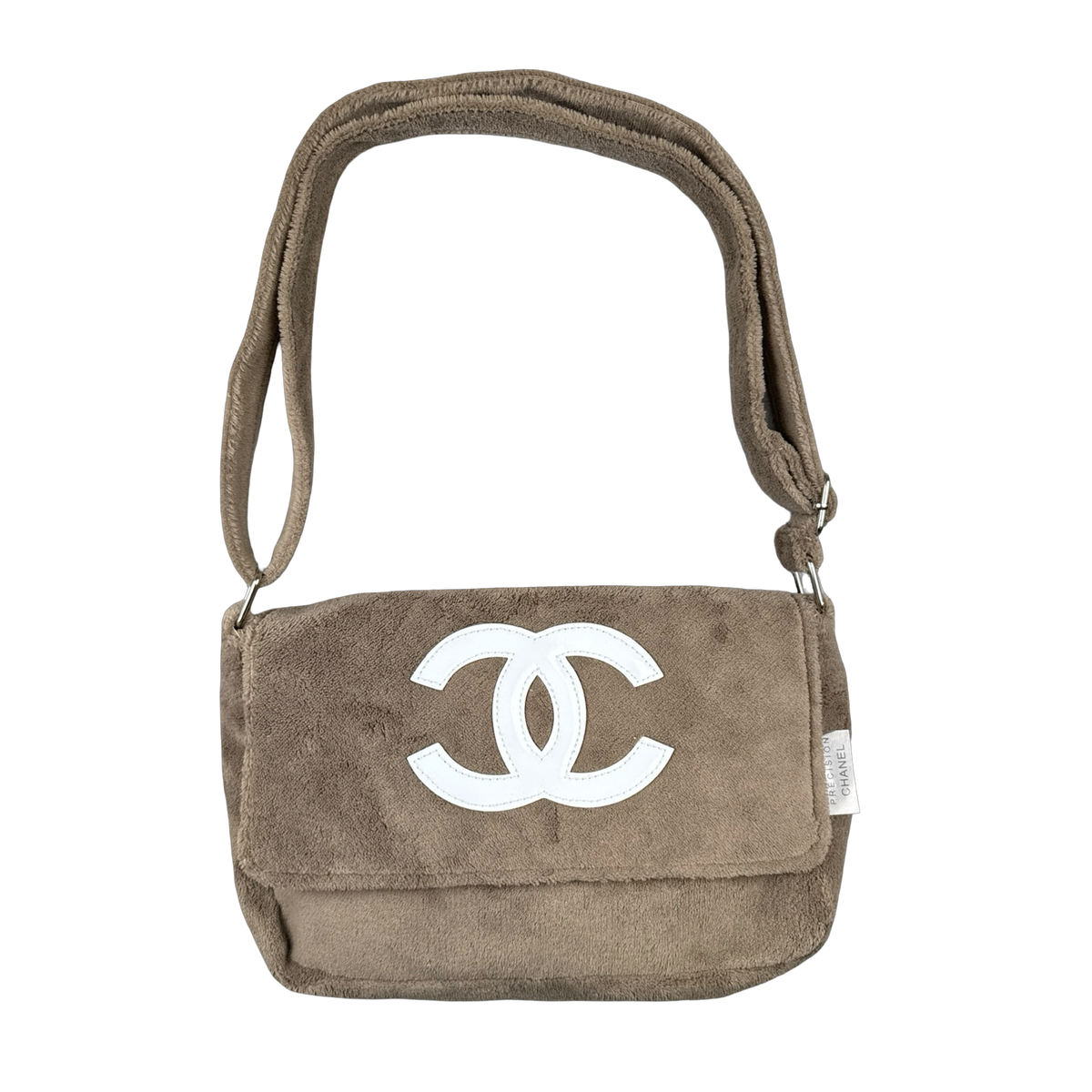 Chanel Précision VIP Fleece Shoulder Bag Taupe