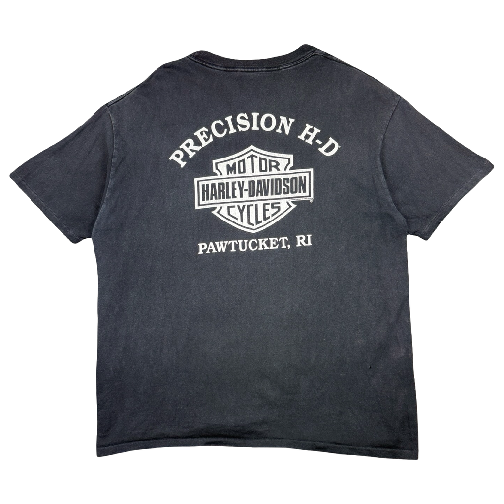 Vintage Harley Davidson Full Deck Tee Black
