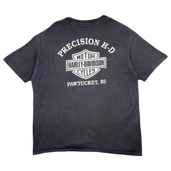 Vintage Harley Davidson Full Deck Tee Black