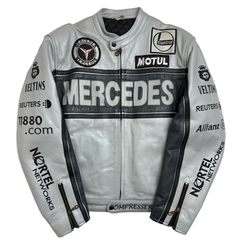 Vintage Mercedes Compressor Leather Racing Jacket
