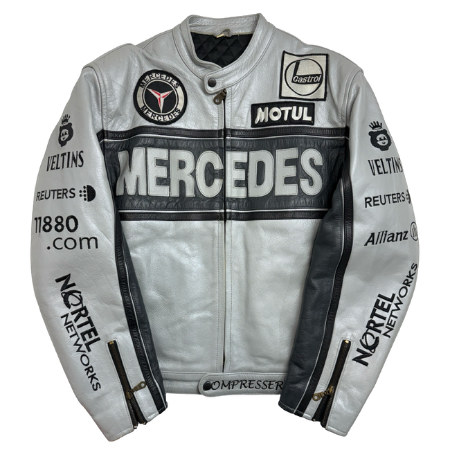 Vintage Mercedes Compressor Leather Racing Jacket