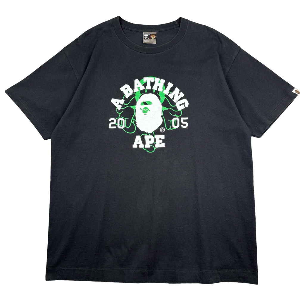 Vintage BAPE 2005 College Tee Black