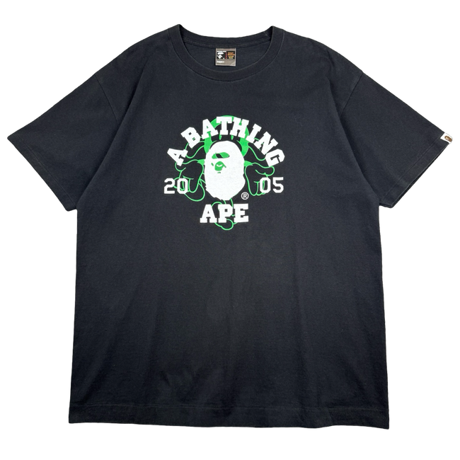 Vintage BAPE 2005 College Tee Black