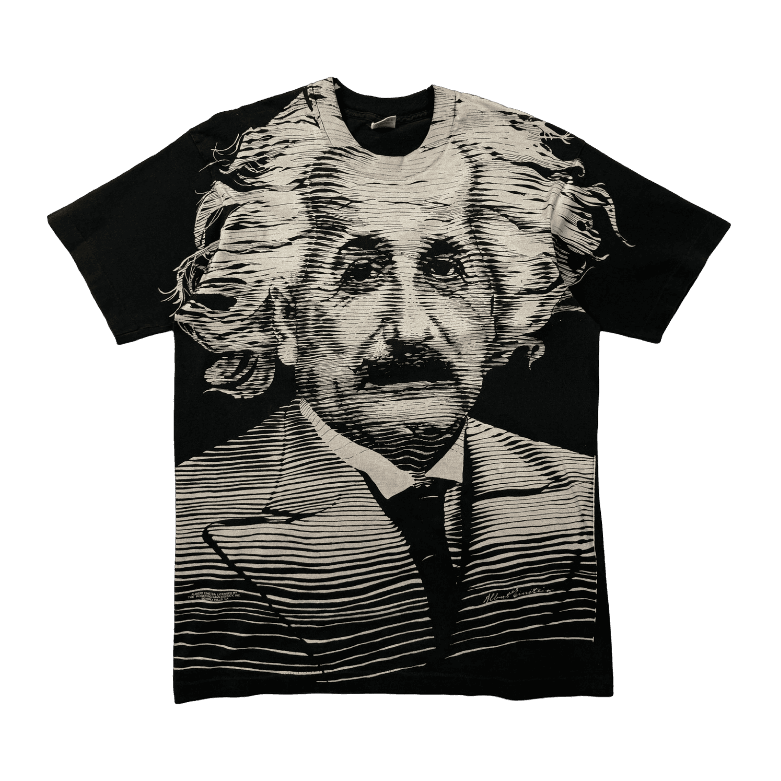 Vintage 90’s Albert Einstein Tee Black