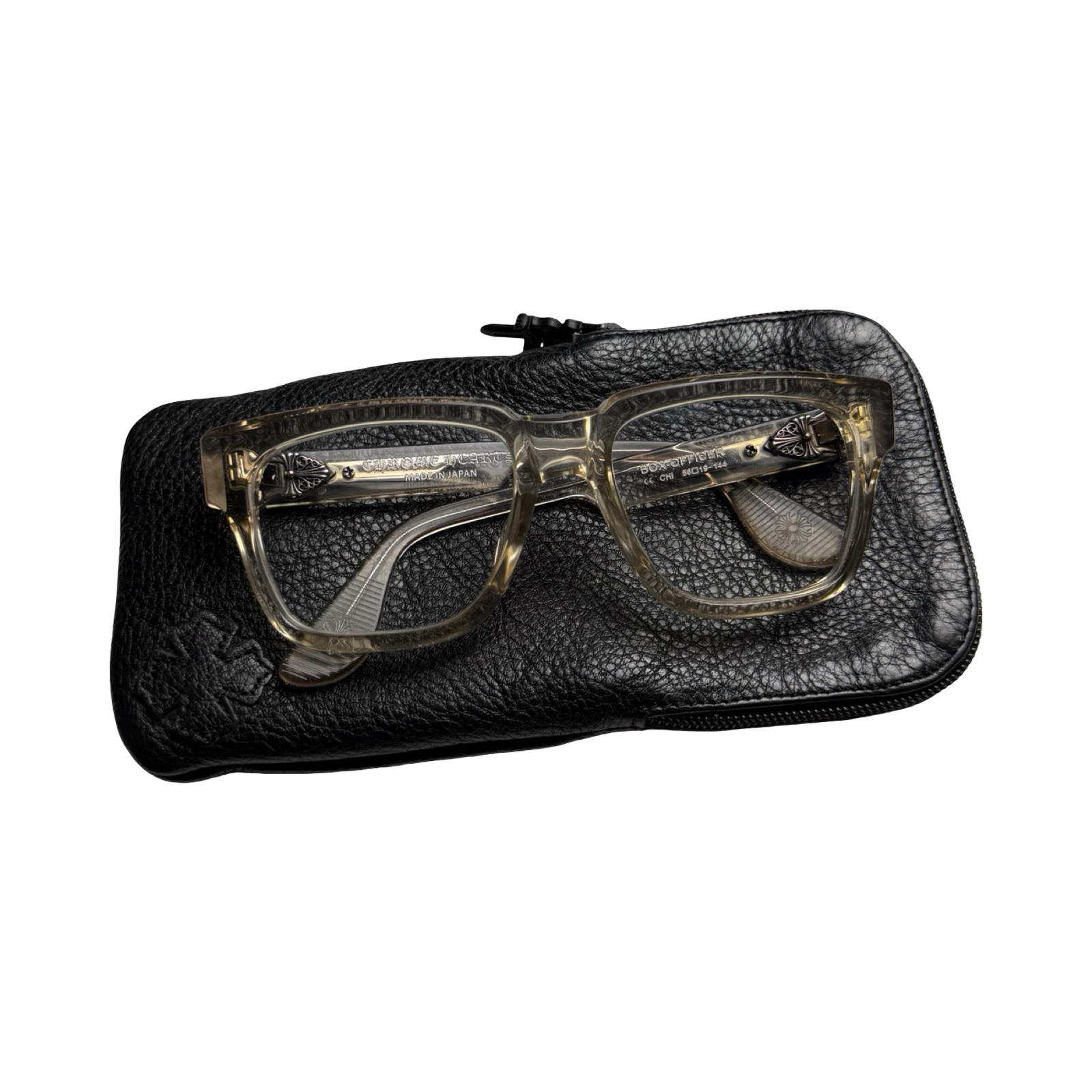 Chrome Hearts Box Officer Glasses Clear
