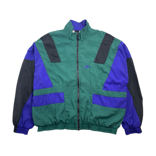 (XXL) Vintage 90s Nike Windbreaker Jacket Green | Vintage Clothing Store Canada