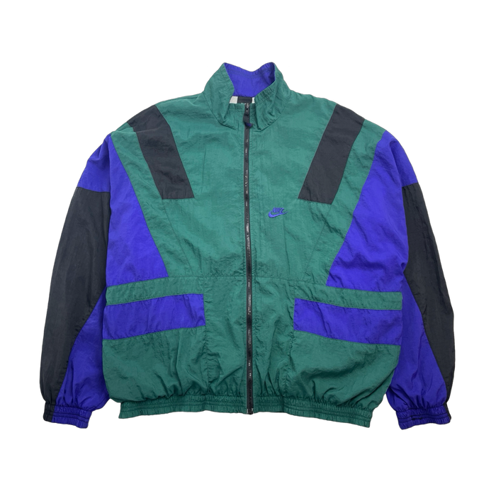 (XXL) Vintage 90s Nike Windbreaker Jacket Green | Vitnage Clothing Store Canada