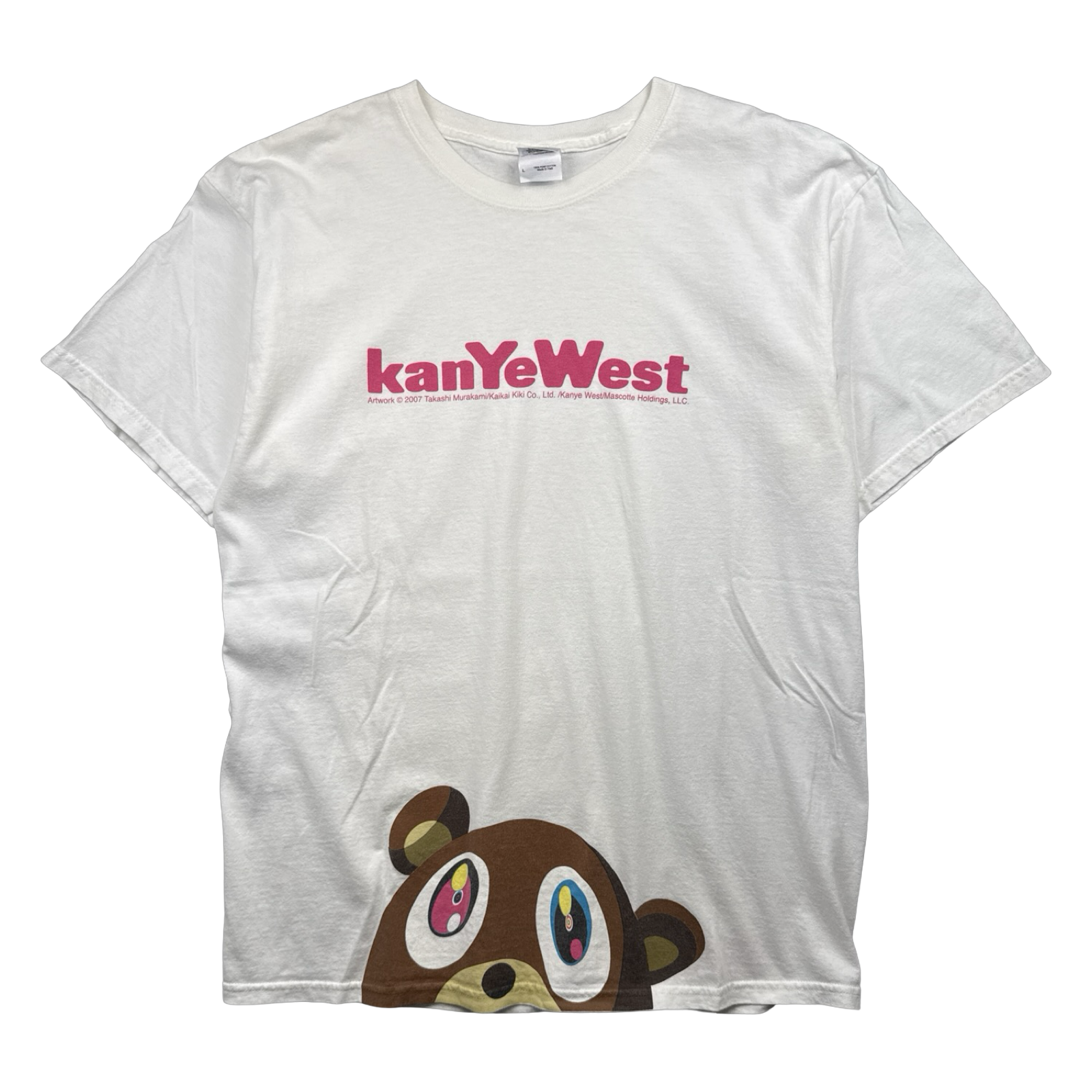 Vintage 2000’s Kanye West Graduation Bear Tee White
