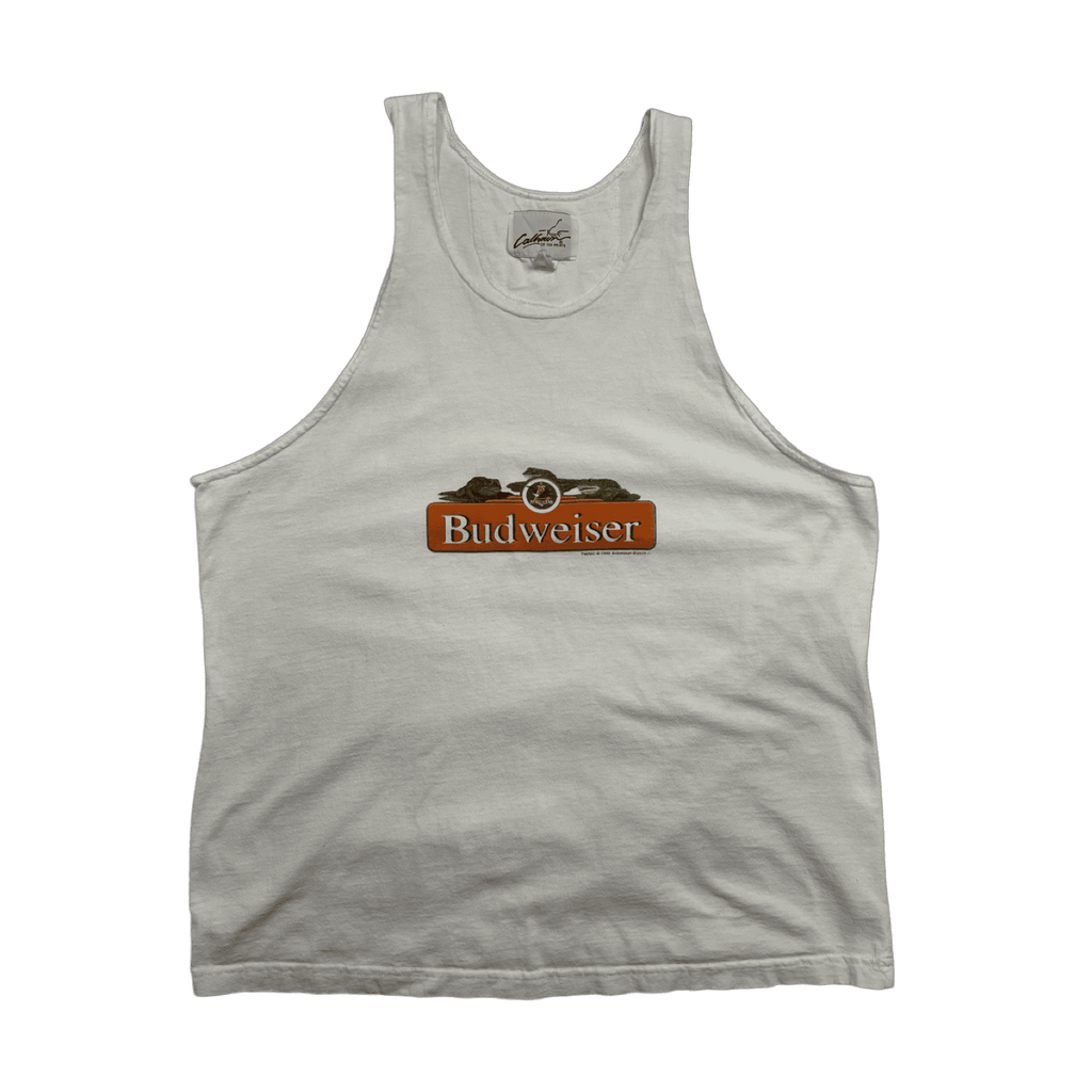 Vintage '98 Budweiser Tank Top White