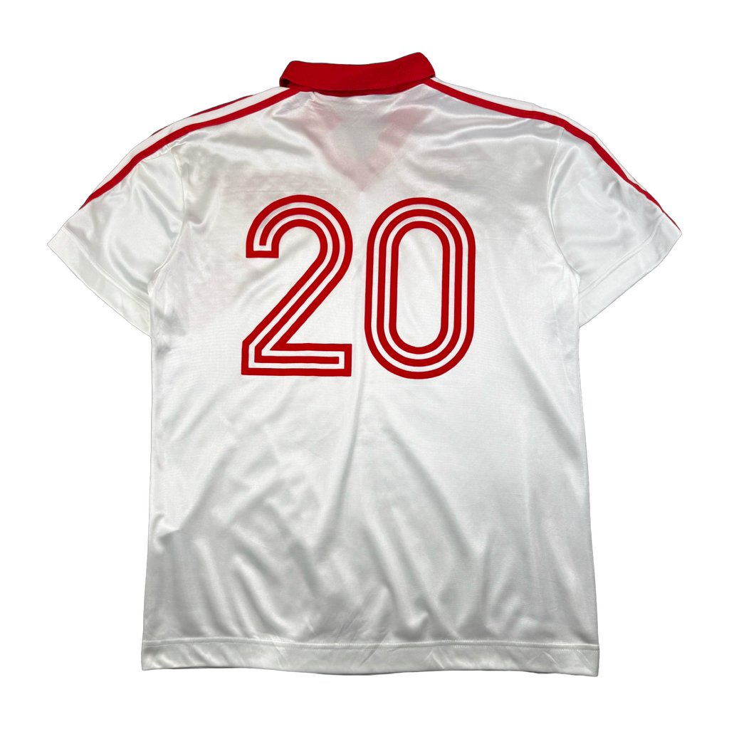 Vintage 90's Adidas Olypmics Morocco Soccer Jersey White