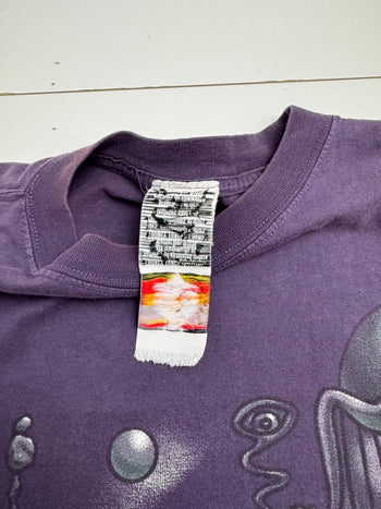 (L) Vintage '98 Looney Tunes Tee Purple