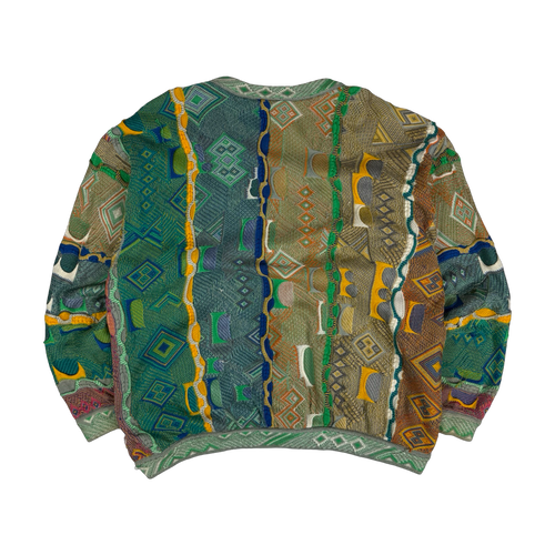 Vintage Coogi 3D Cardigan Knit Sweatshirt | Vintage Clothing Store Canada
