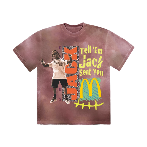 Travis Scott x McDonald's Jack Smile II Tee Berry | Vintage Clothing Store Canada