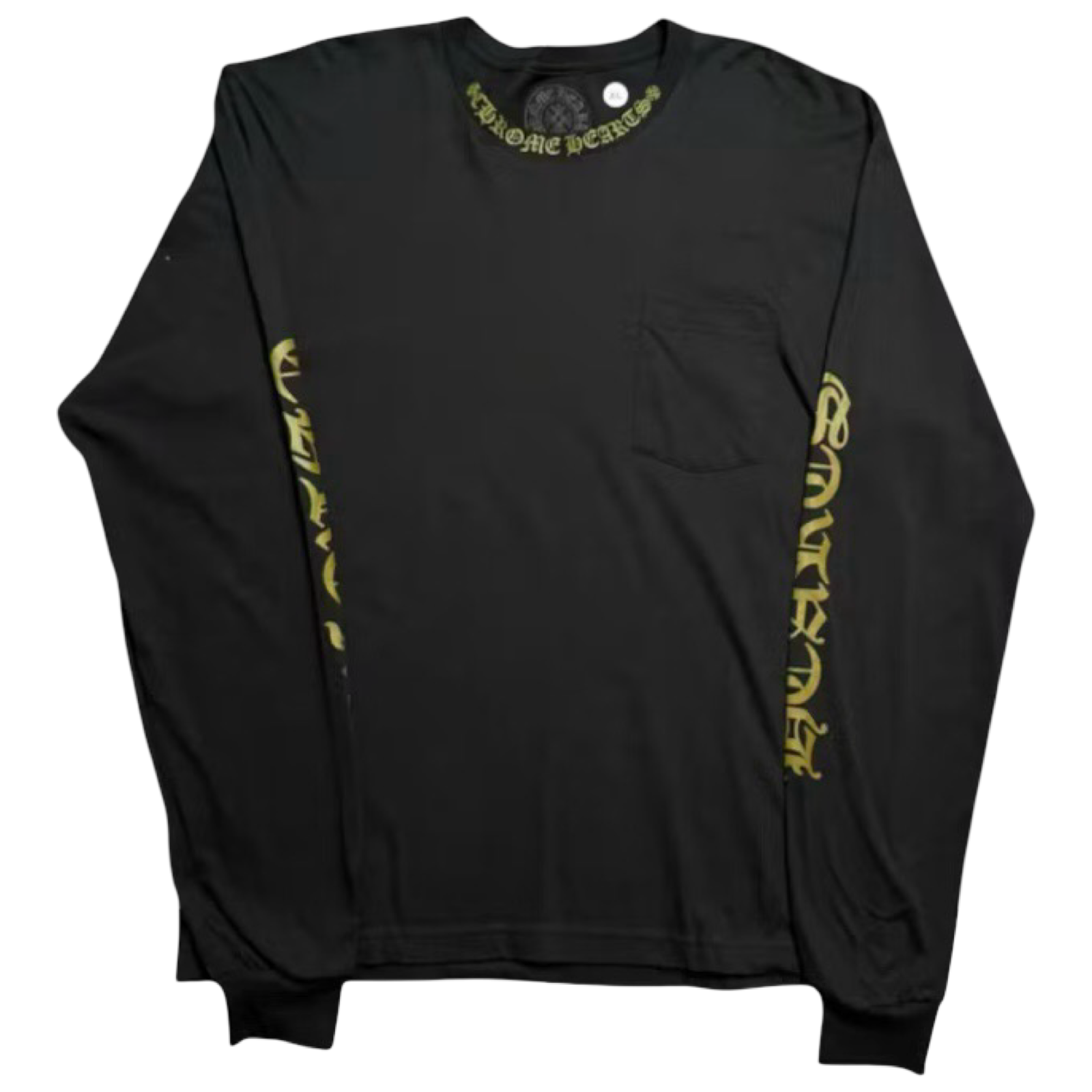 Chrome Hearts Neck Logo Long Sleeve T-shirt Brown