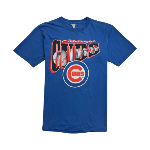 (L) Vintage '95 Chicago Cubs Tee Blue | Vintage Clothing Store Canada