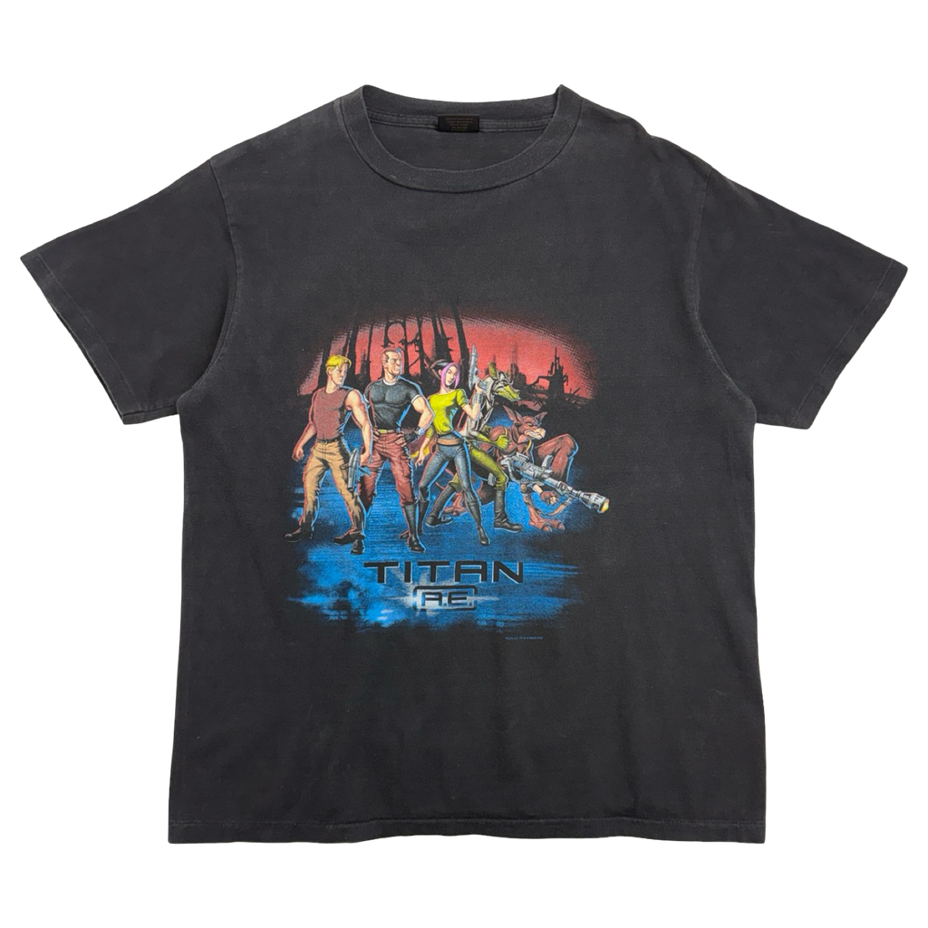Vintage 90's Titan A.E Movie Tee Black