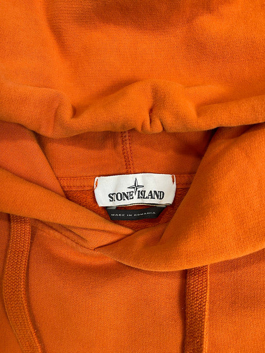 Stone Island Pullover Hoodie Orange (USED) | Vitnage Clothing Store Canada