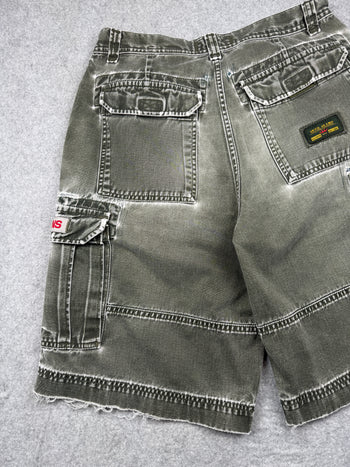 Vintage JNCO Jeans Cargo Shorts Green