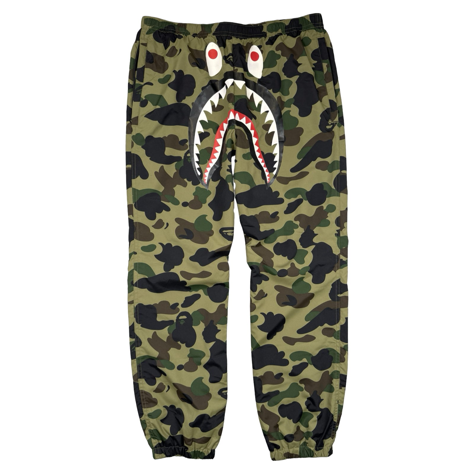 BAPE Shark Face Track Pants Camo (USED)