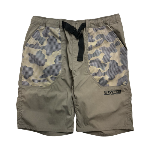 (M) Bape 1st Camo Pocket Shorts Gray (USED) | Vintage Clothing Store Canada