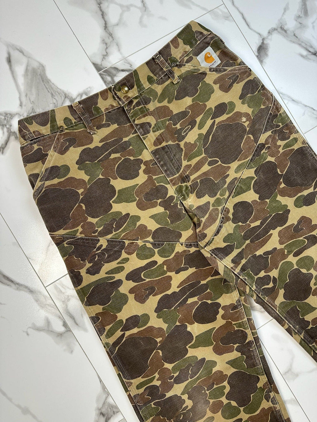 Vintage 90s Carhartt Camo Carpenter Pants