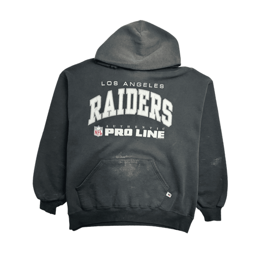 (XL) Vintage '95 NFL LA Raiders Hoodie Black | Vintage Clothing Store Canada