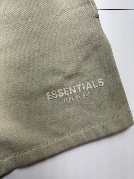 Fear Of God Essentials Shorts Moss (USED) | Vitnage Clothing Store Canada