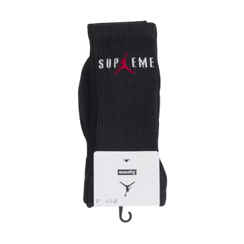 Supreme Jordan Crew Socks Black