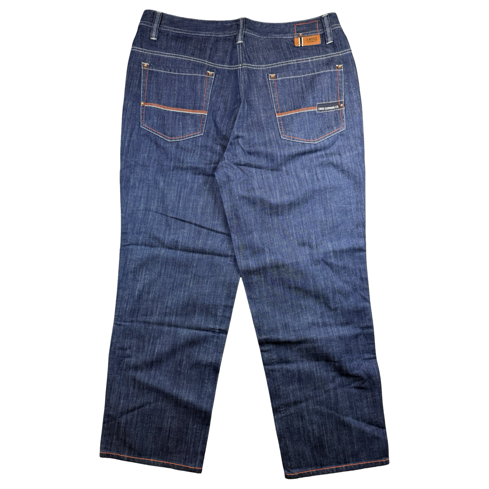 Vintage Y2K Enyce Embroidered Label Jeans Dark Blue