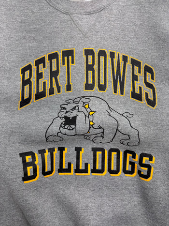 Vintage 90s Berts Bowes Bulldog Sweatshirt Grey