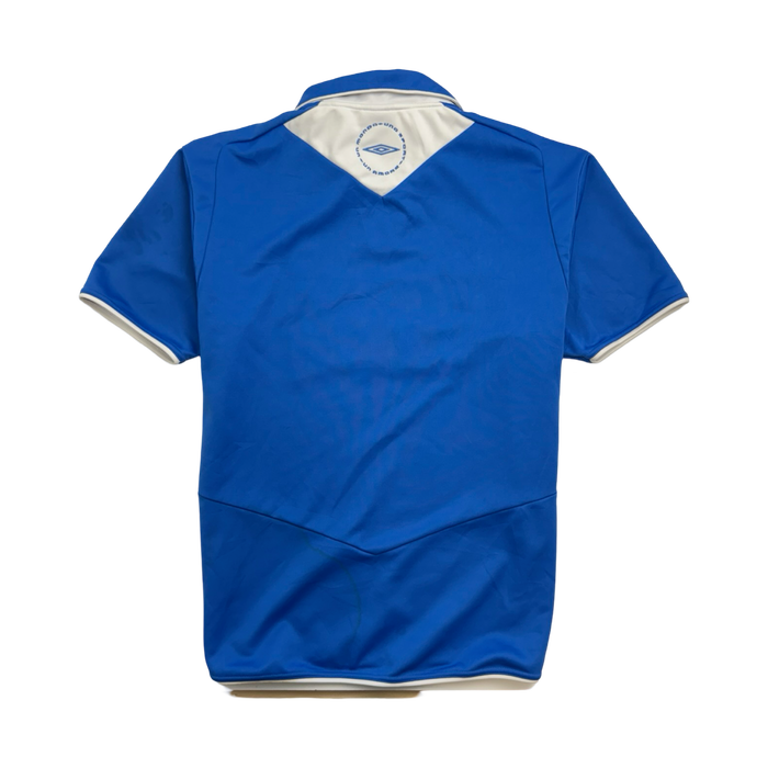 Vintage Umbro Italy Home Soccer Jersey Blue | Vitnage Clothing Store Canada