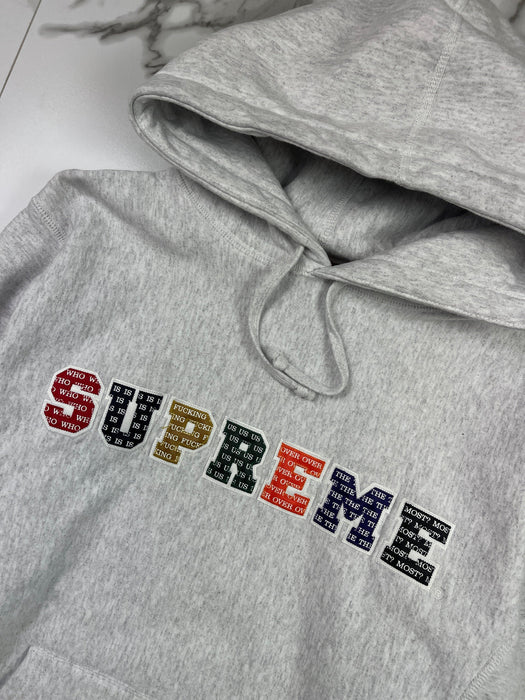 Supreme The Most Hoodie Ash Grey (USED) | Vitnage Clothing Store Canada