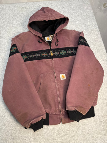 Vintage 1990’s Aztec Carhartt Active Jacket Mauve